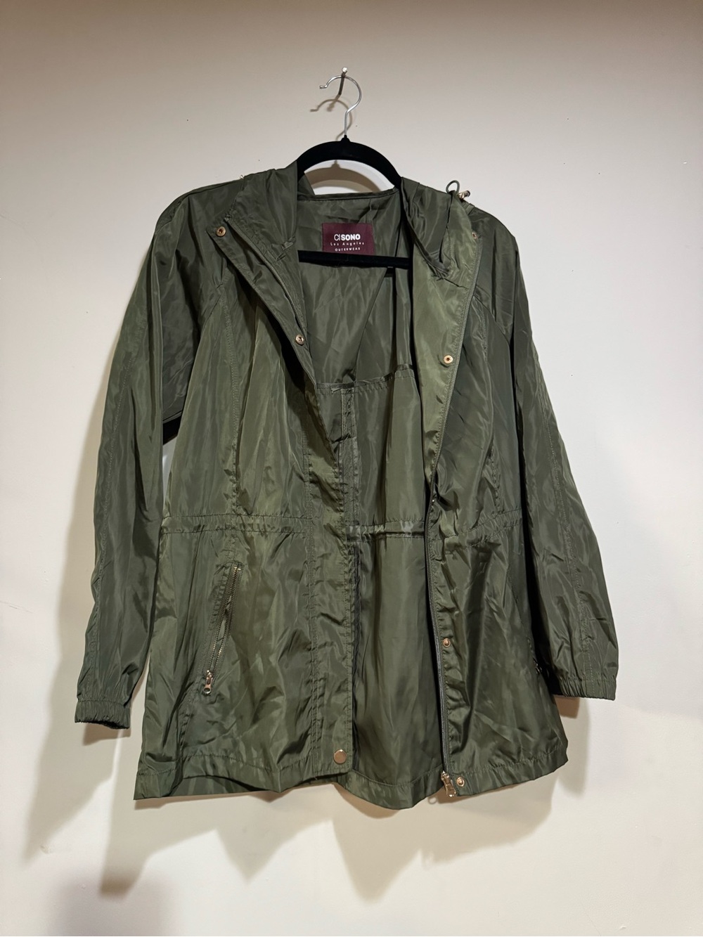 Ci Sono Olive Utility Hooded Jacket - Picture 6 of 9